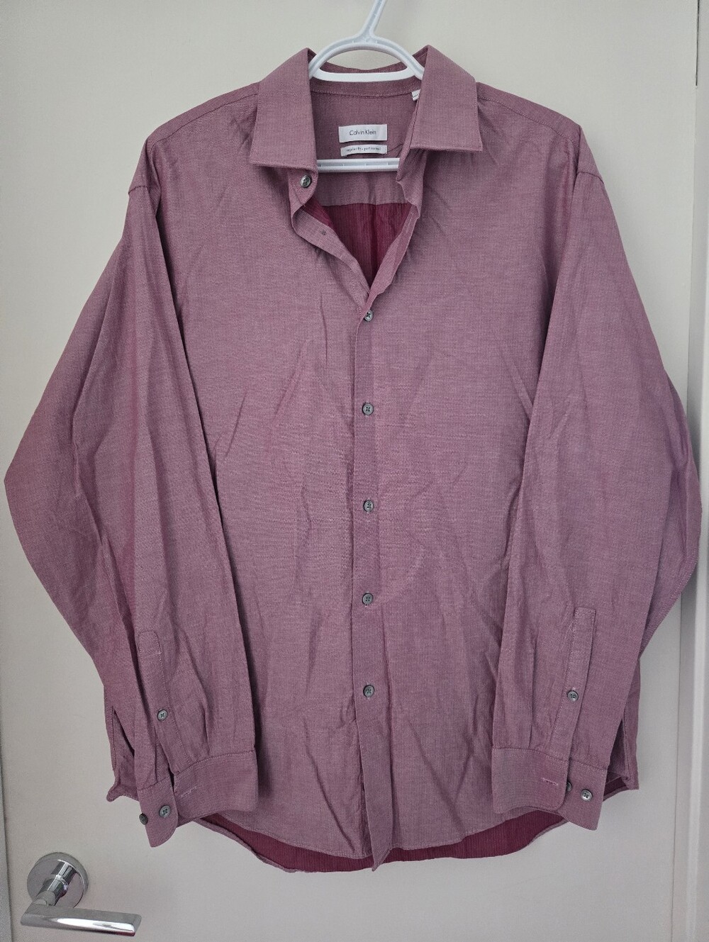 Mens Button-Up Dress Shirt - 34/35